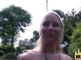 Public Unexperienced German Honey Fucked Outdoor After Casting