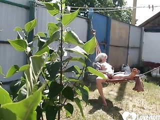 I Caught My Neighbor Masturbating Furiously Outdoors