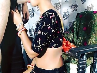 Sexy Beautiful Indian Gujarati Step Sis Sucking Schlong (ghaghra Choli) Very Sensuously
