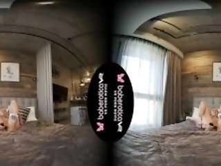 Solo Blonde Honey Mika Is Masturbating All Day In Vr