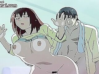 Anime Porn Huge-chested Mummy Having Hard-core Buttfucking