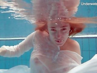 Bright And Voracious Vivid Ex-gf Of My Mate Swims Like A Horny Mermaid